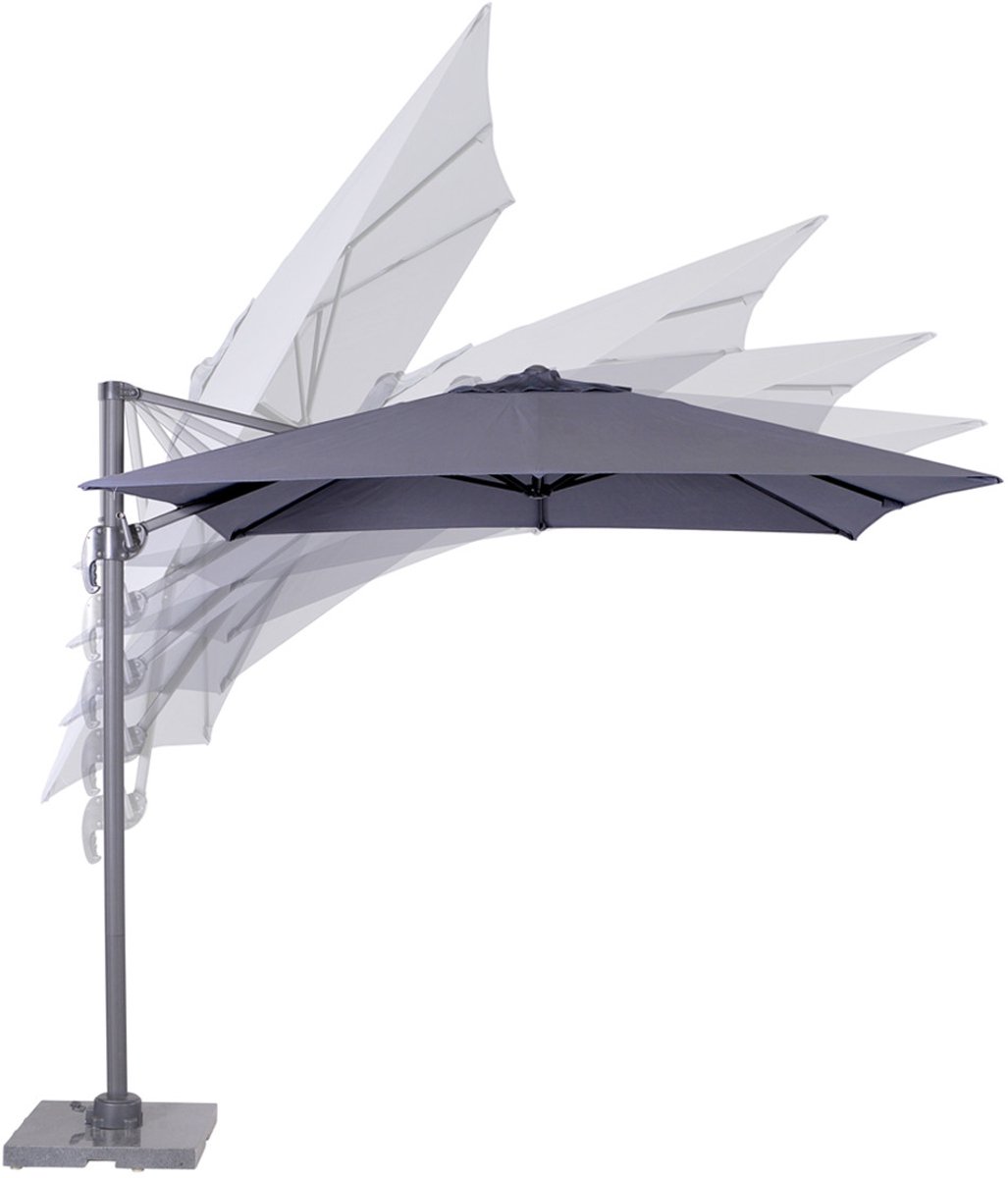 Garden Impressions Hawaii zweefparasol S 250x250 - donker grijs – foto 7