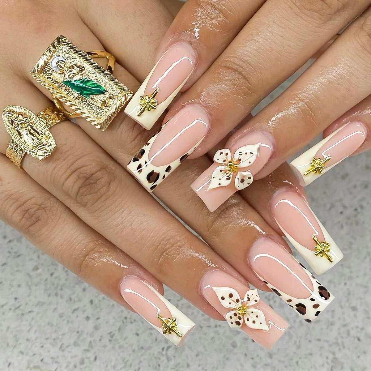 400 Stück 3D Nagel Charms Gold & Silber – Sterne, Monde & Glitzersteine Für DIY Maniküre