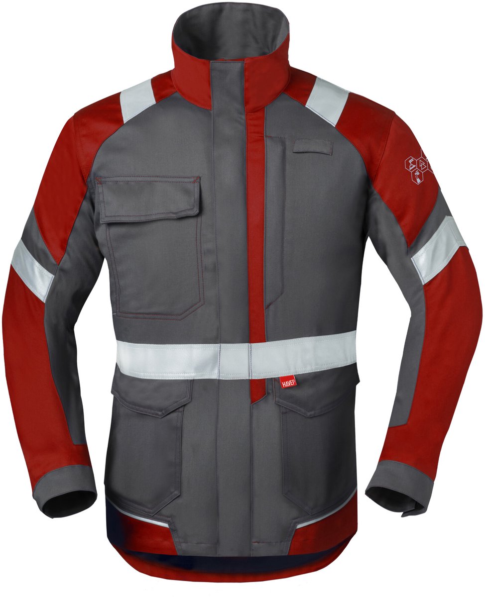 HAVEP Jack 5-Safety Image+ vlb2 50292 - Charcoal/Rood - 50