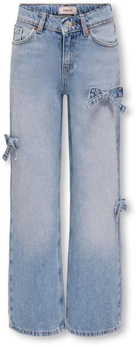 Jeans Fille Coupe Wide Leg – Taille Haute, Coupe Ample – Marque KIDS ONLY, Style Décontracté Tendance