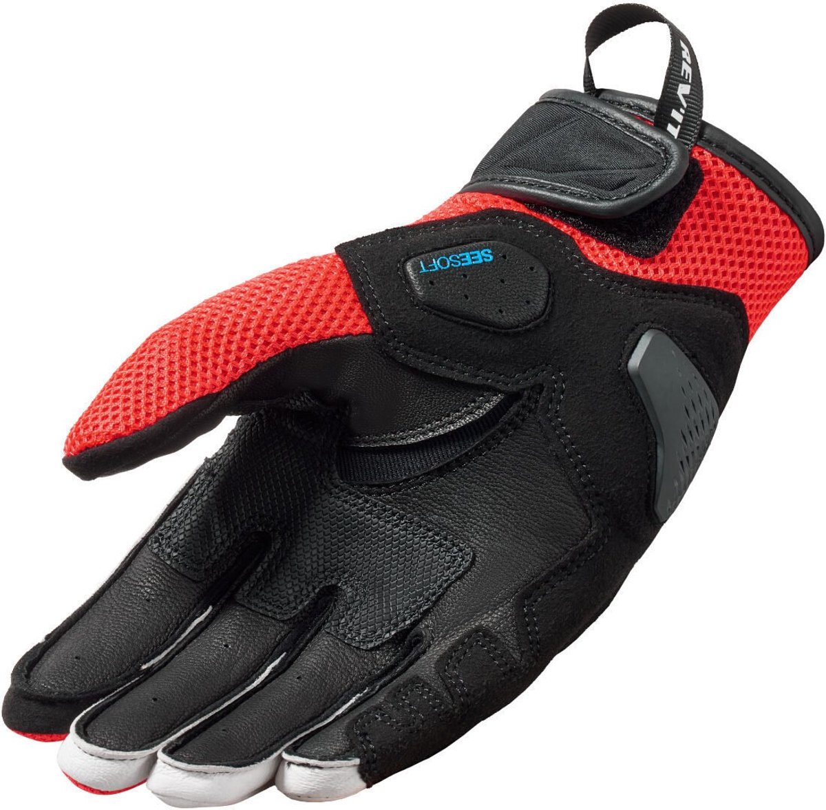 REV’IT! Ritmo Zwart Neon Rood Handschoenen - Maat L - Handschoen – foto 2
