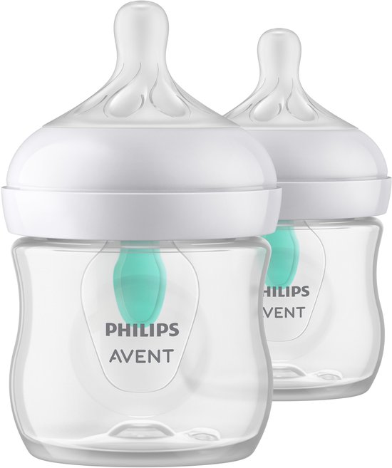 Philips Avent Natural Response babyfles – Antikoliek – 2 stuks – 125ml – flow 2 – SCY670/02
