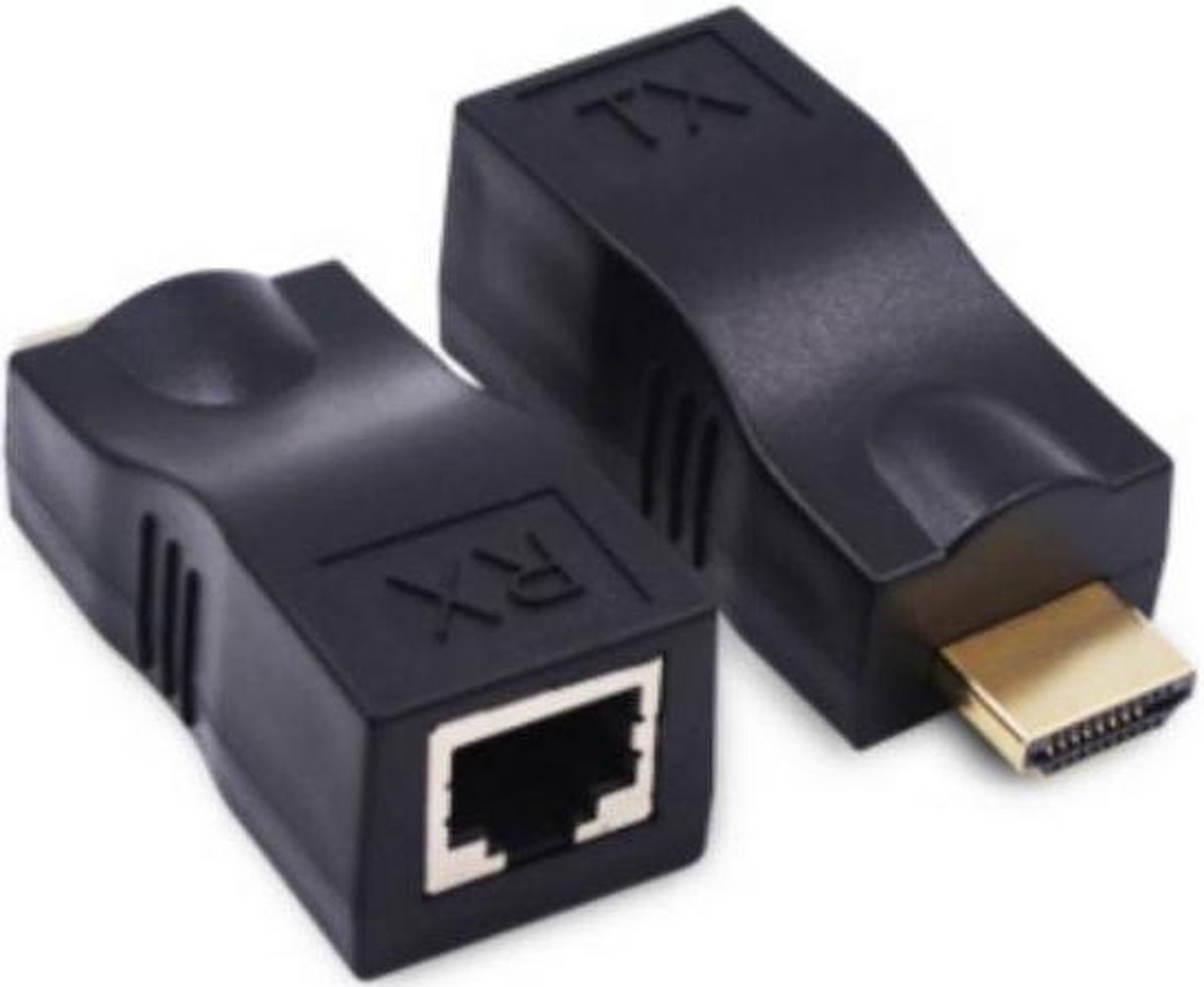 HDMI verlenger over 1 netwerkkabel - 30 meter (Full HD)