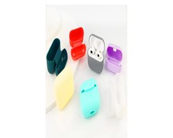 New Age Devi - Hoesje Geschikt voor Apple AirPods 3 - doorzichtig met clip