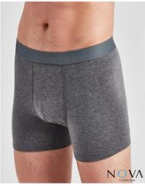 Nova Collection - Boxershorts - 5 Pack - Heren Onderbroeken - Katoen - Heren Ondergoed - Casual - Boxer - Donkergrijs- Maat M