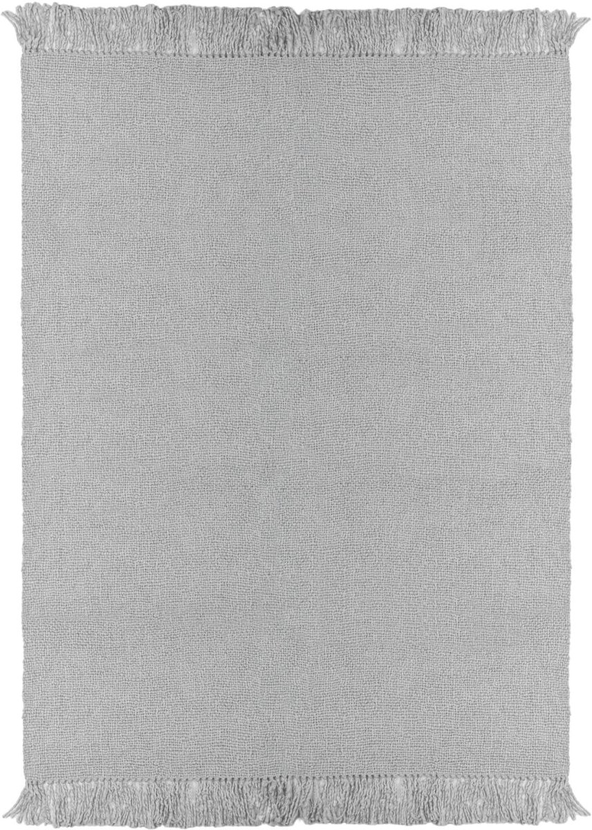 YELLOW HAVE A SUITE NIGHT Yellow Plaid Orzo - Warme deken voor op de bank - Zacht - 140x200 cm - Natural