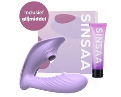 Sinsaa Vibrator 3-in-1 - Sex Toys voor Koppels & Vrouwen - Vibrators voor Vrouwen - Intense G-Spot & Clitoris Stimulator - Dildo Vibrators