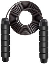 Springtouw Volwassenen - Springtouwen - Verstelbaar - Softgrip - Speedrope - Jump Rope - Zwart