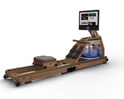 Sportstech AquaElite roeitrainer met water voor thuis, inklapbaar, LED-watertank, 21,5“ display met app, 360° draaibaar