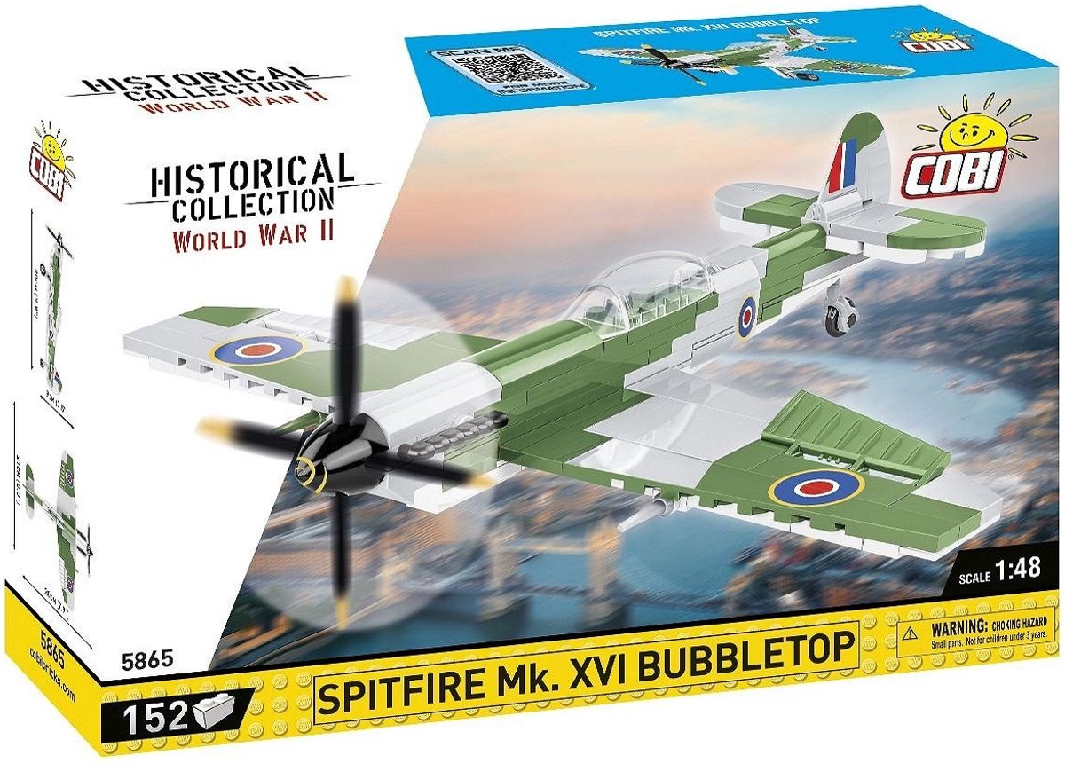 COBI 5865 Spitfire MK.XVI Bubbletop