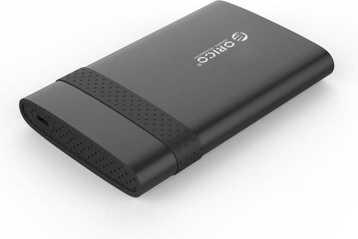Orico - Type-C Harde-Schijfbehuizing 2.5 Inch USB 3.0 SATA HDD/SSD - Draagbaar - Zwart