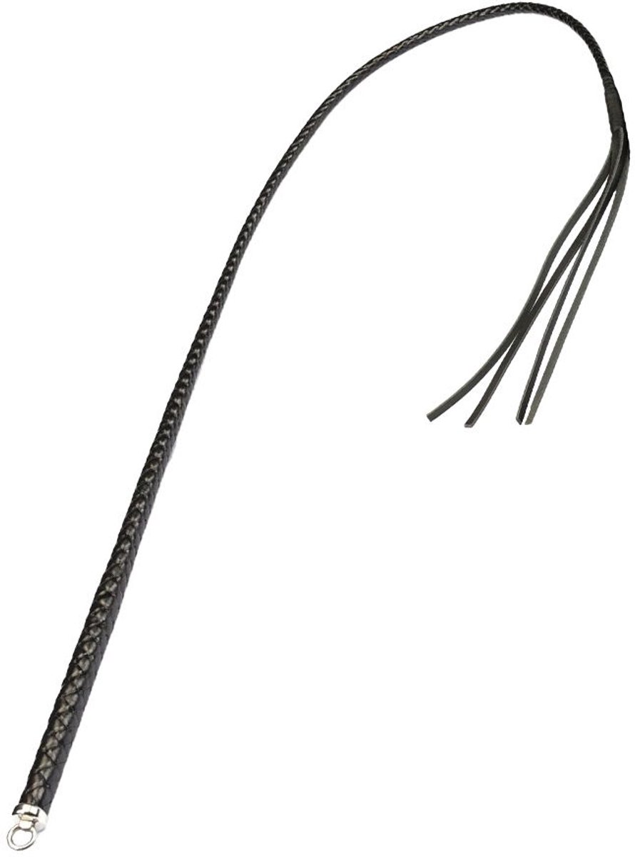 RISE - BDSM Zweep - Feather Single Tail - Zwart