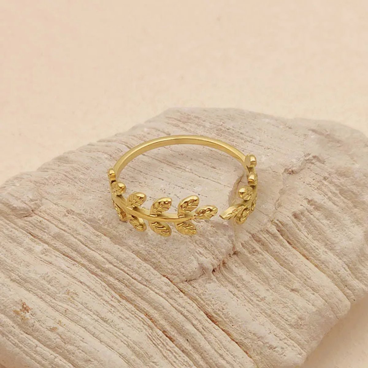Ring Si Amor Sieraden RW4740-G Roestvrij staal Kleur Goud