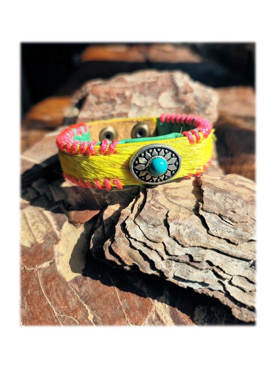 Bruno Banan Leren armband met tjgeroog (synth.) nu onlne bestellen