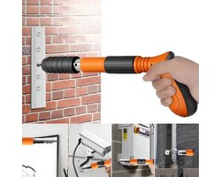 Vixson - Spijkerpistool - Nagelpistool - Spijker Pistool - Nagel Pistool - Tacker - Inclusief 50 Nagels - NAILBLAST