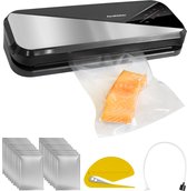 Bol.com AoraKitchen Vacumeermachine - Vacuummachines - 6 Functies - Incl. 20 Vacumeerzakken & Vacuum Slang aanbieding