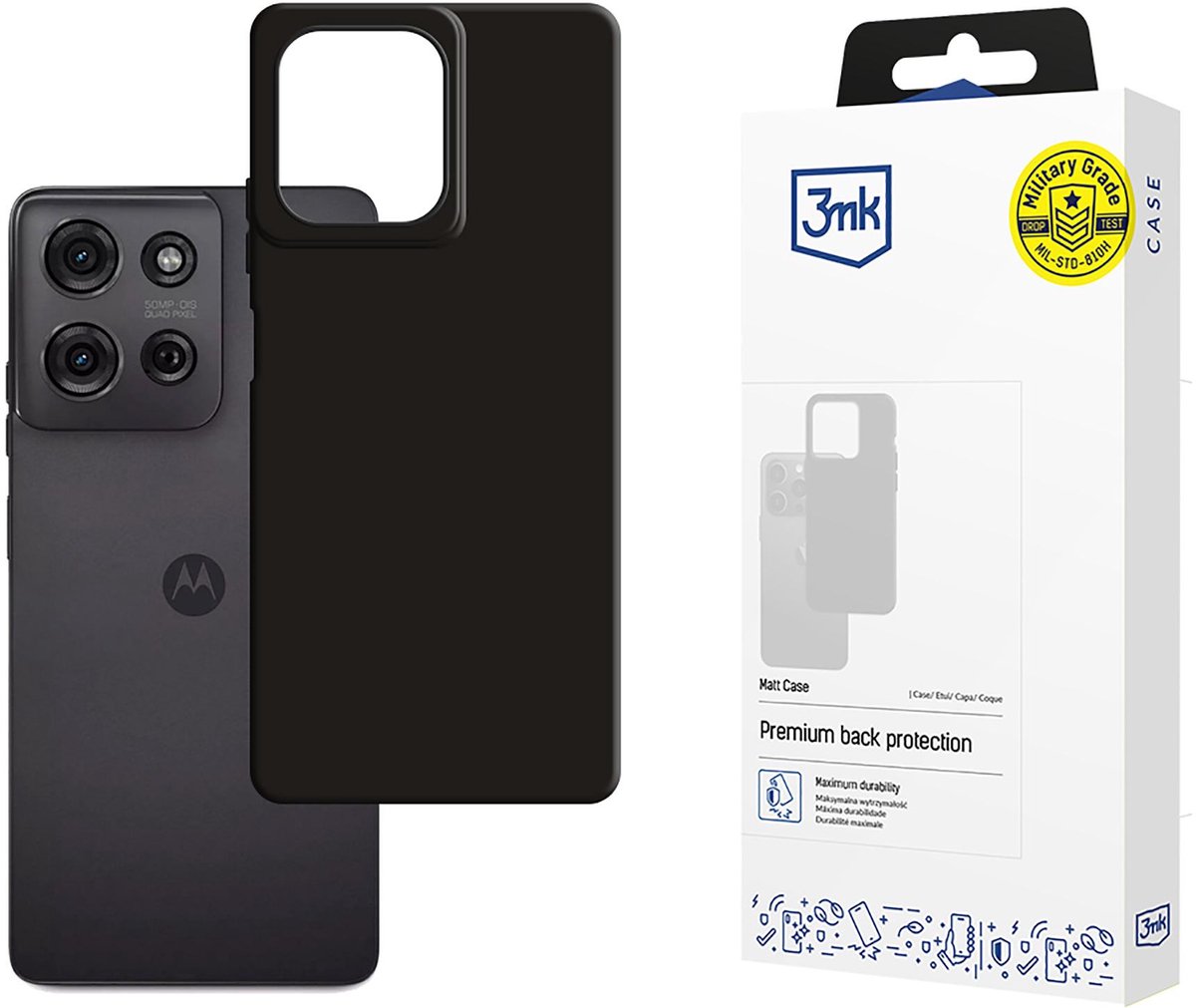 Motorola Moto G75 - 3mk Matte Hoesje