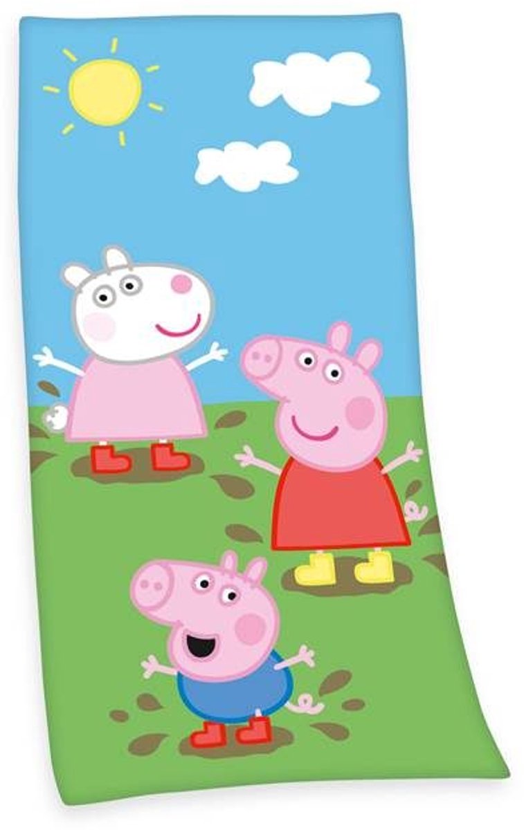 Peppa Pig Strandlaken - 75x150 cm - Multi