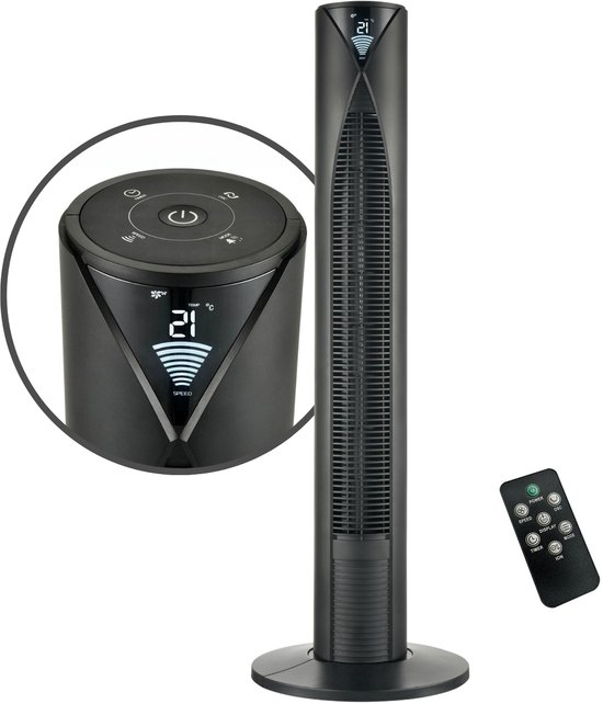Stille torenventilator met afstandsbediening