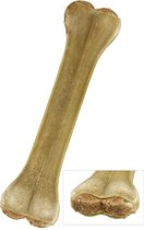 Petsnack - Hondensnack - Geperst Kauwbot Gevuld Met Rund - Gedroogde Buffelhuid - 20 cm - 5 stuks
