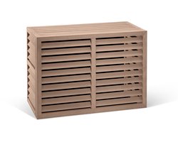 Evolar Airco Omkasting Buitenunit - Ombouw Warmtepomp - Onderhoudsvrij - WPC - 100 x 70 x 50 cm - EVO-COVER-WPCST