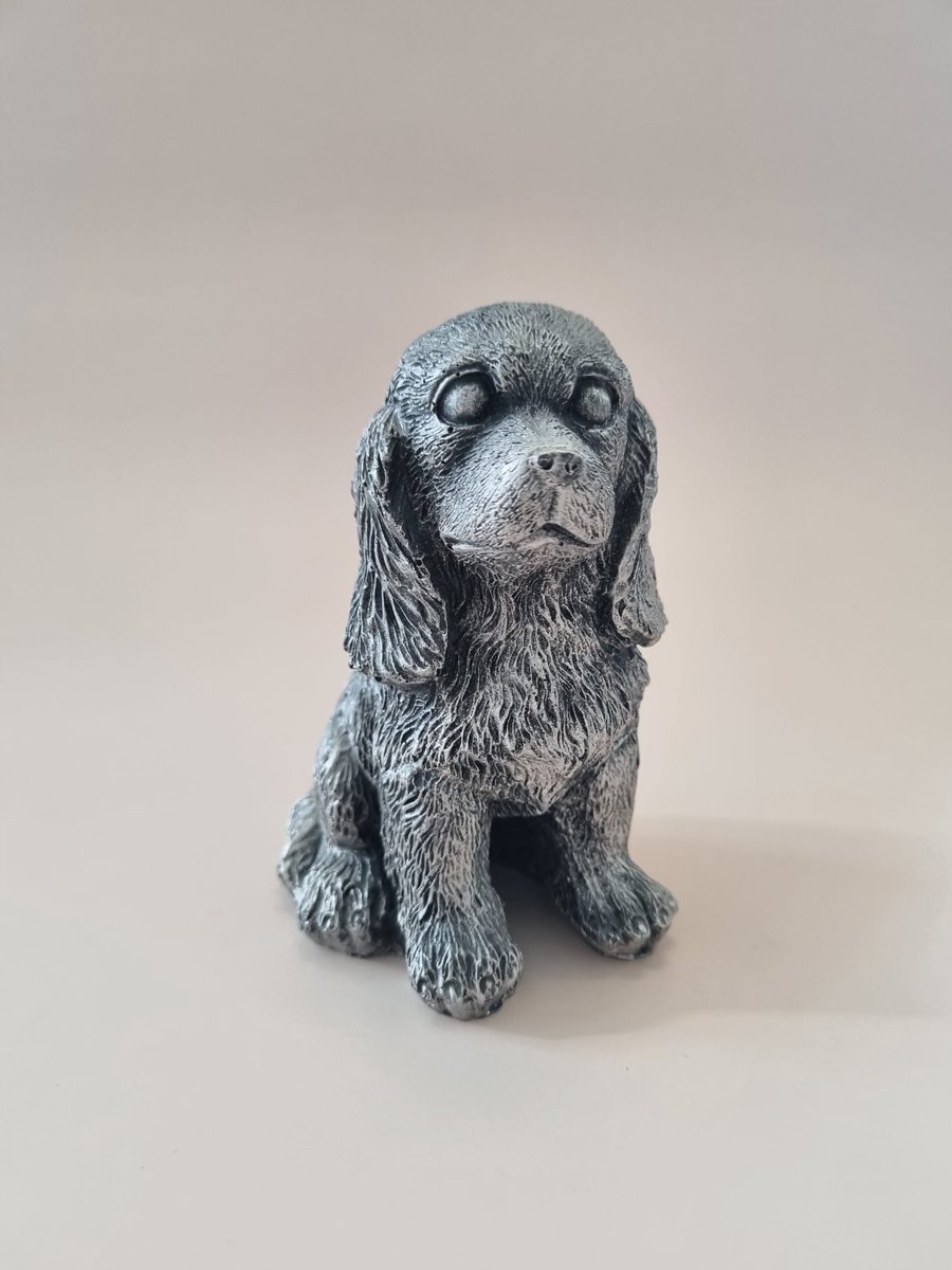 Urn hond - oud zilver - 225 ml