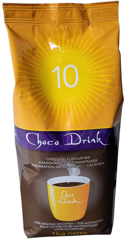 Choco drink 10 | instant cacao | choco melk poeder | cacao topping | vending automaten | 1kg | automatencacao