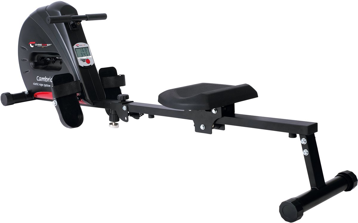 Christopeit Roeitrainer Cambridge II Zwart met 4 - Christopeit - €174,95