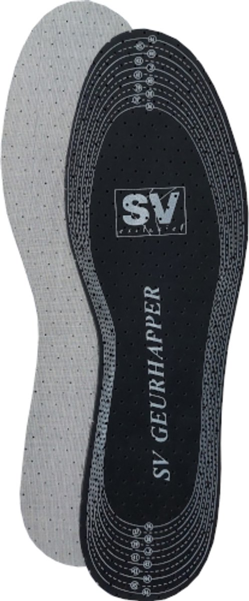 SV Exclusief Geurhapper Inlegzool - Geurvreter - Stopt Voetengeur - Latex Schuim - Actieve Koolstof - Op Maat te Knippen - Maat 36 t/m 47 (36-37-38-39-40-41-42-43-44-45-46-47)