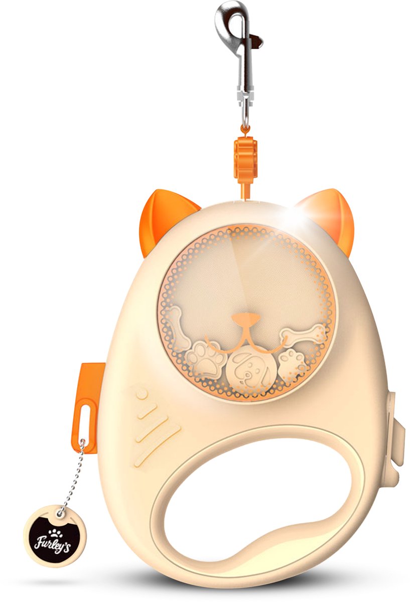 Hondenriem 4 Meter – Extra stevige rollijn – Voor honden tot 25 kg – Versterkt Nylon – Lichtgewicht