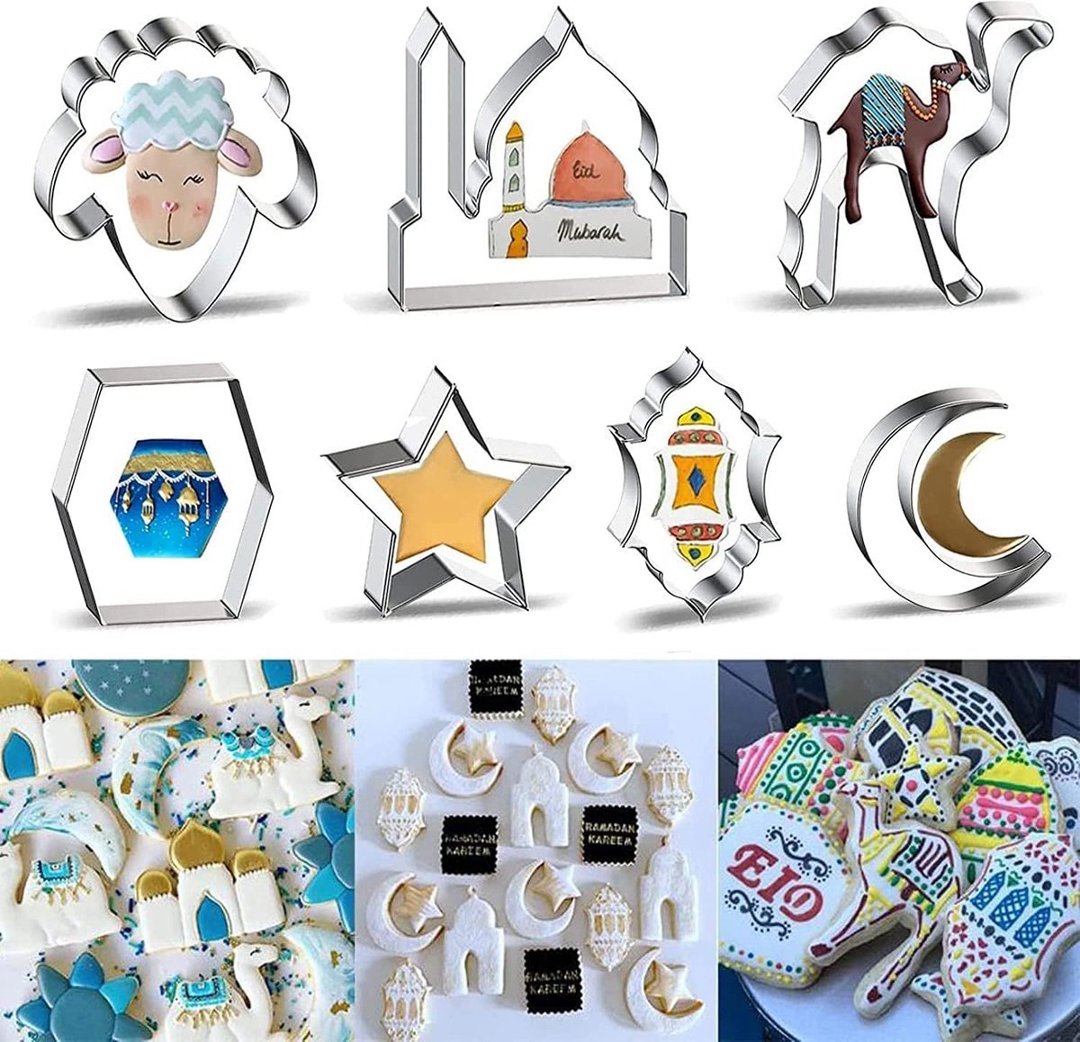 Fondantstempel - Ramadan Mubarak met Moskee