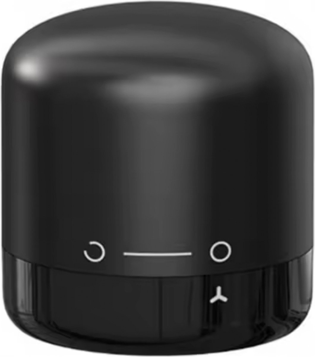 Nixnix® - Wijnafsluiter Vacuum - Mechanische Kurk - Zwart - Wijn