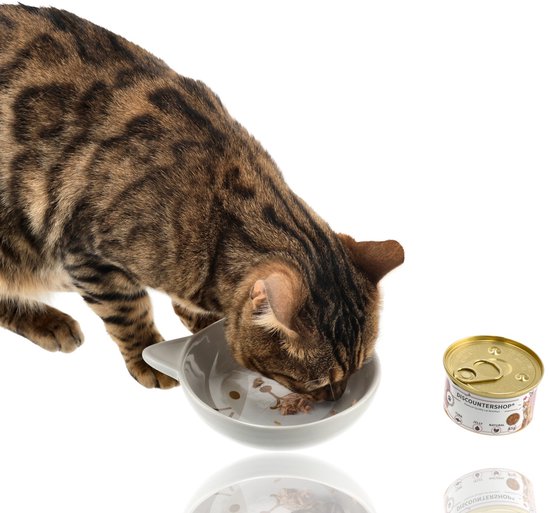 Kattenvoer Tonijn in Jelly – 24x85g – 51% Tonijn & Rijst – Natuurlijk Natvoer voor Katten in Blik – Sappige Kattenvoeding Zonder Toevoegingen