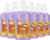 Andrélon Leave-in Haarcrème - Oil & Care - verrijkt met arganolie en vitamine E - 6 x 200 ml