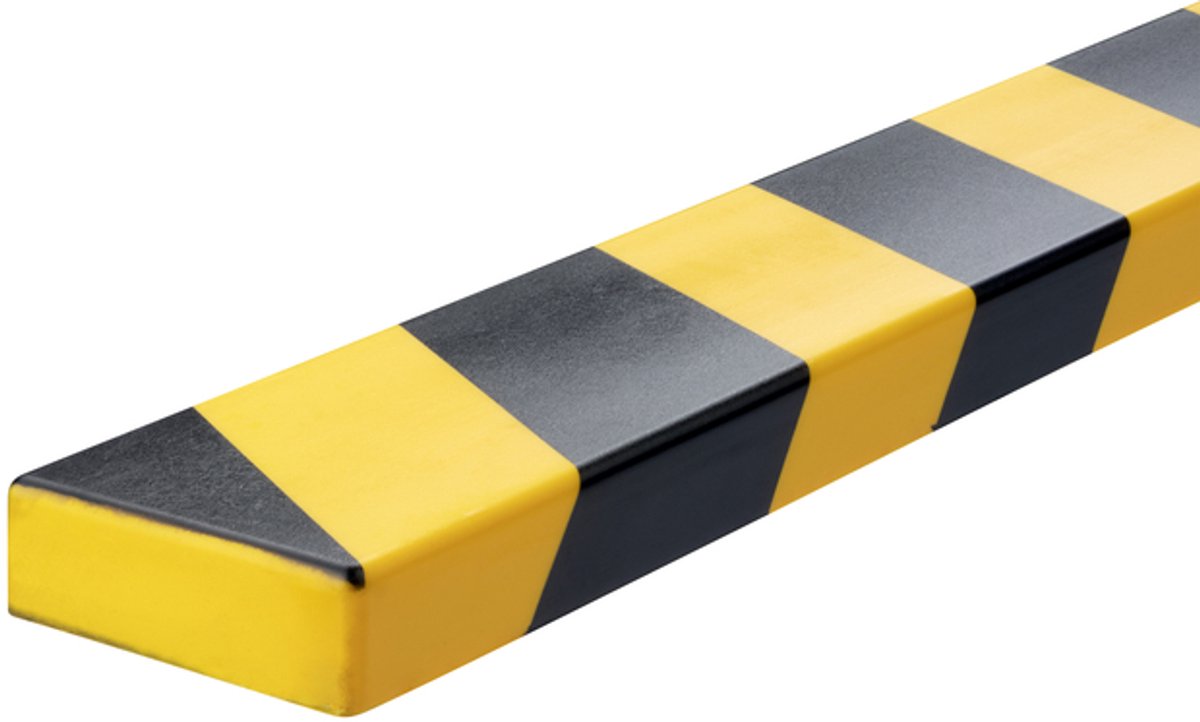 Beschermingsprofiel durable s20 recht 1m geelzwart | 5 stuks