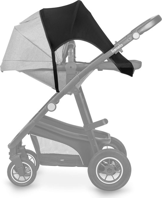 Zonnescherm voor kinderwagens, zonnezeil, zonnescherm, universele kinderwagen zonnescherm luifel, paraplu, kinderwagen zonneparasol, UV-bescherming, hoes voor babybuggy opvouwbaar afneembaar