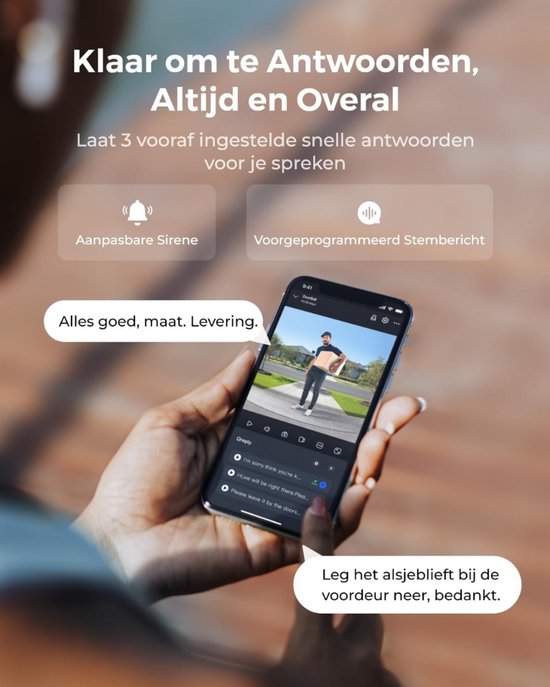 Video deurbel met camera - Deurbel met beeld - Slimme deurbel - Draadloze video deurbel - Beveiliging huis - Deurbel met app - WiFi deurbel - Nachtzicht - Tweeweg audio - Beveiligingscamera voordeur - Voor smartphone en tablet