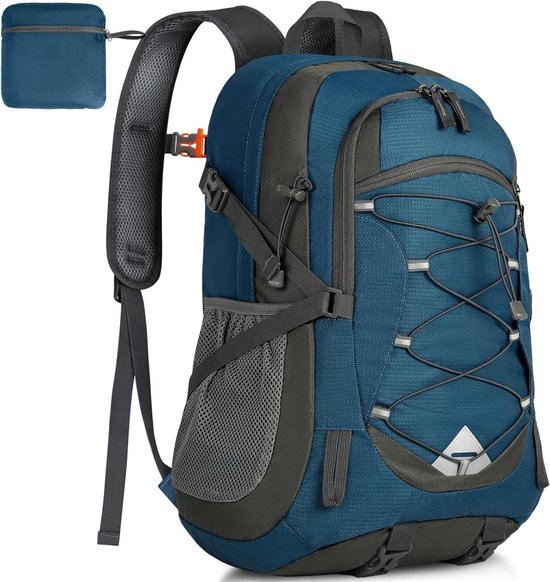 HOMIEE Wandelrugzak 60L, Heren Dames Waterdichte Trekkingrugzak Reisrugzak Outdoor Wandelrugzak met Regenhoes, Backpacker Rugzak voor Wandelen, Bergbeklimmen, Kamperen, Reissporten