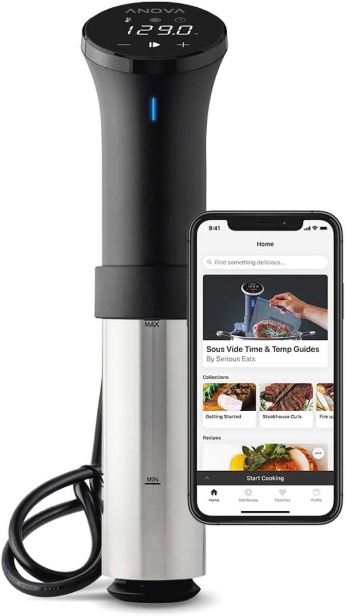 Precisie Sous Vide Kookplaat met WiFi 2.0 - Perfecte Keuken Gadget voor Thuischefs