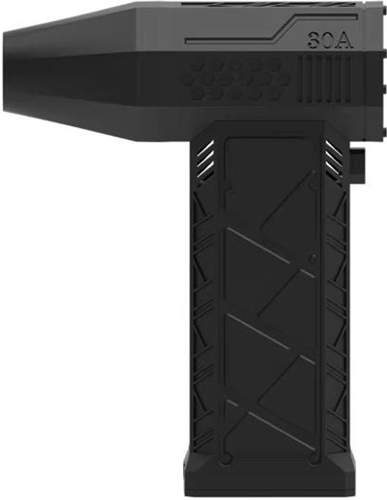 Turbo Jet Fan Stofblazer USB-C Oplaadbaar 130000 RPM 3-in-1 Ventilator BBQ Aansteker Zwart