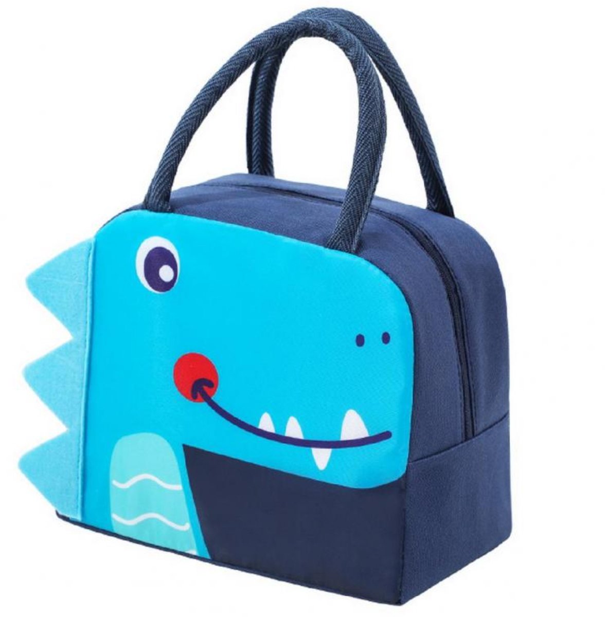 Lunchbag voor Kinderen - Dino - Dinosaurus - Koeltas - Thermo Tas - Lunch Tas - Rits - Jongen - Lunchtas Kind