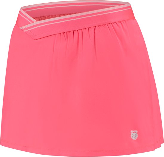 K-Swiss Hypercourt Fancy Skirt 2 - Dames - Maat L - Roze - Tennisskirt - Padelskirt
