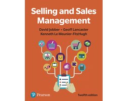 Omslag van Selling and Sales Management