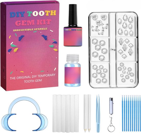 Kit de pierres précieuses dentaires Lexium - Kit de diamants dentaires - Pierres précieuses dentaires