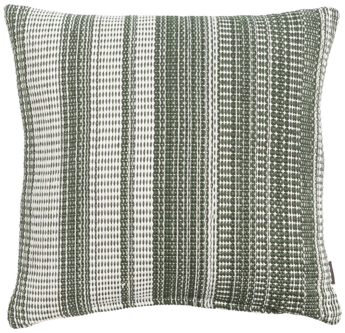 Linen & More Melange Weave Army Groen Kussen | 45 X 45 | Sierkussen Voor Woonkamer Of Slaapkamer