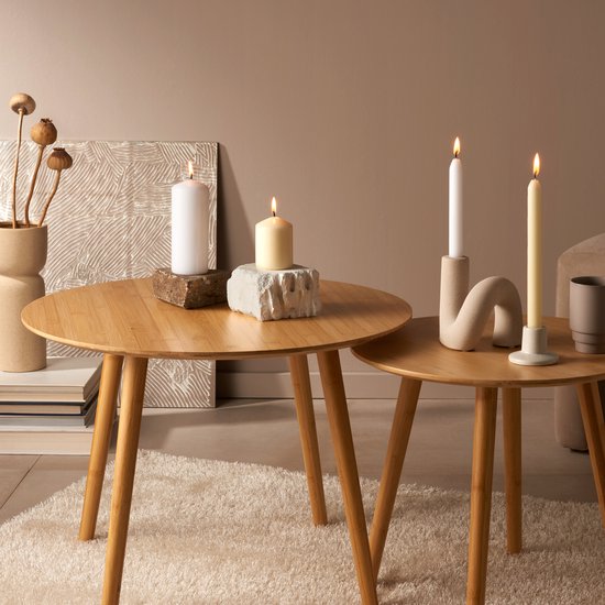Bolsius - Basiskaarsen - Gladde stompkaarsen - Wit - 12 stuks - Brandduur 17 uur - 8 cm
