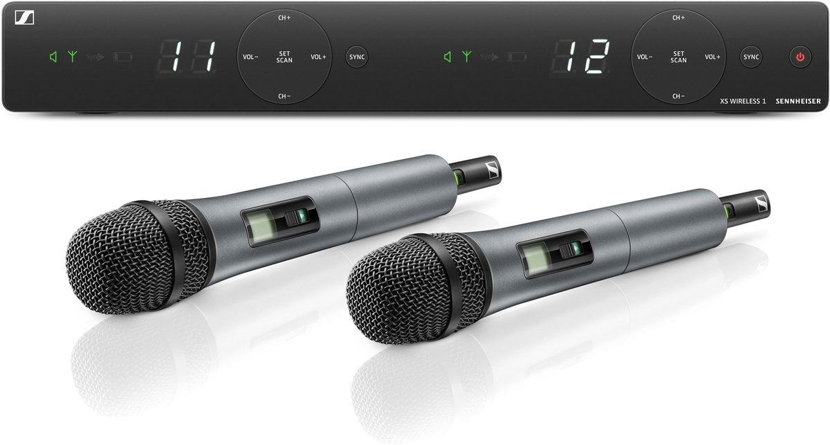 Sennheiser XSW 1-835-E Dual Vocal Set - Draadloos systeem met hand-held