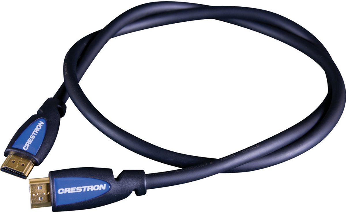 Crestron CBL-HD-20 HDMI kabel 6,1 m HDMI Type A (Standaard) Zwart, Blauw