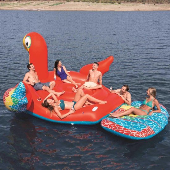 Bestway Luchtbed papegaai XXL