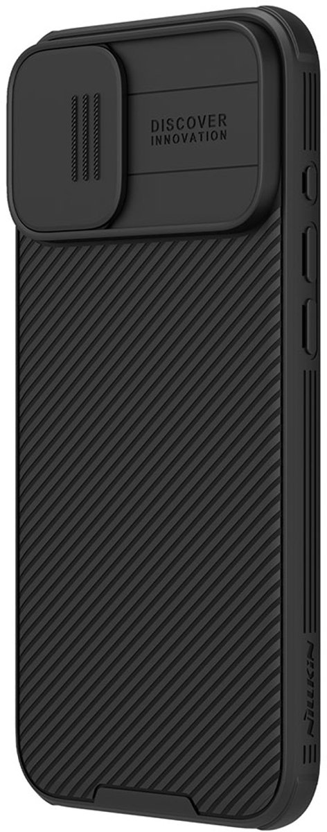 Nillkin, CamShield Pro Camera Cover Geschikt voor Apple iPhone 16 Plus Ultra Bestendig, Zwart